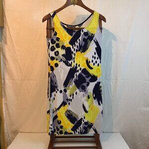 Michael Tyler Collections Sleeveless Sundress Size Small NWT Multi Print